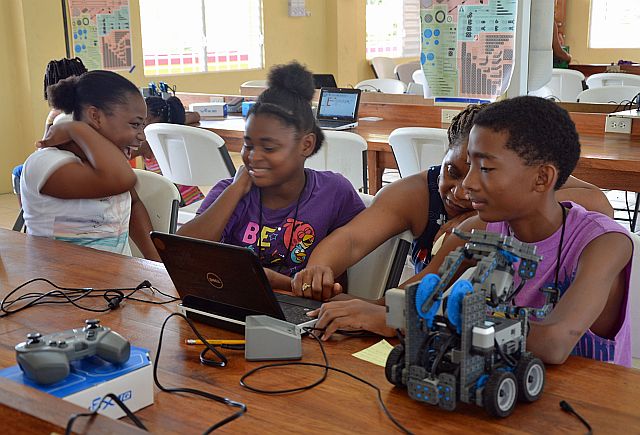 Three Students Programming